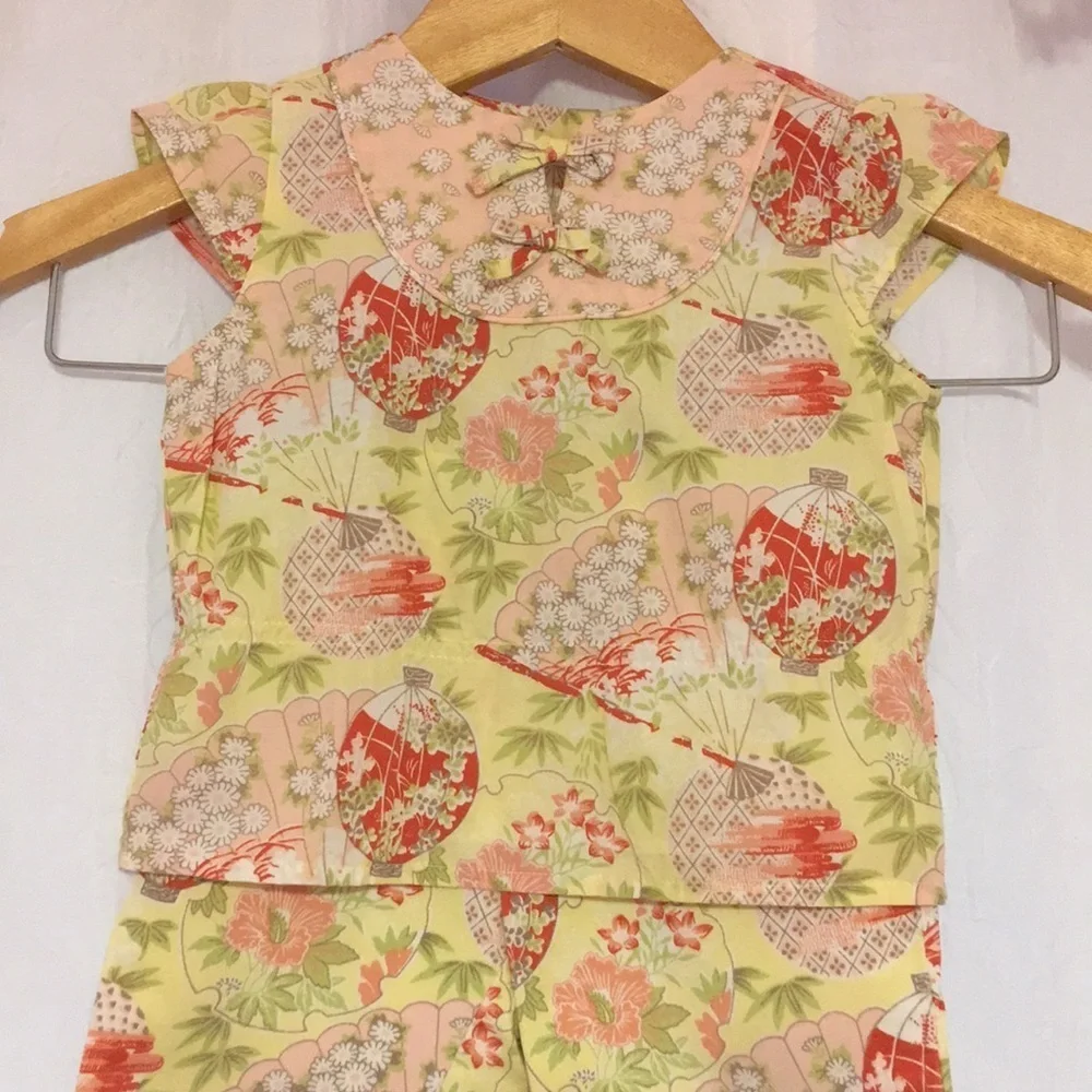 🌸Janie and jack (6to12months) yellow floral set GUC🌸